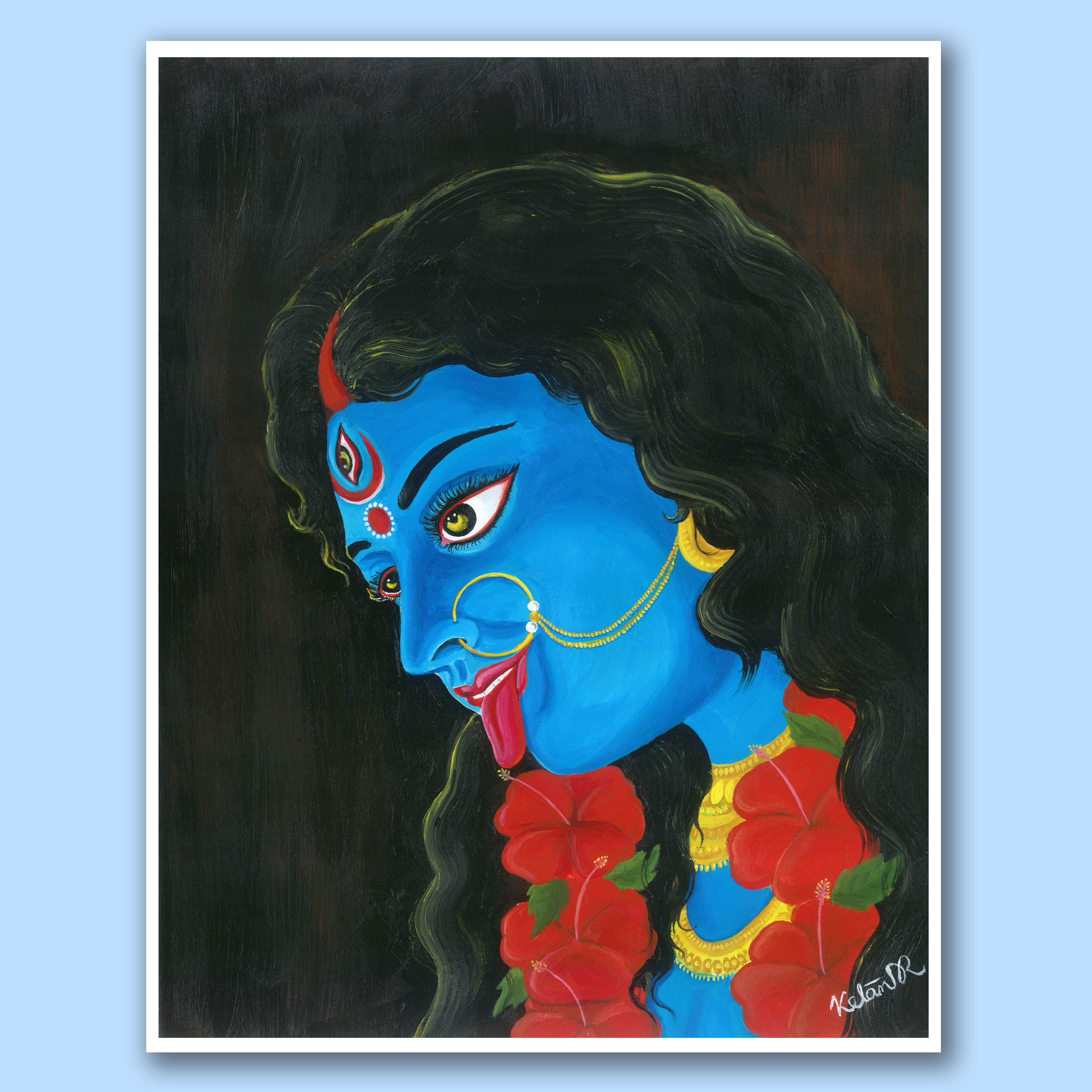 Maa Kali - Ketan Art