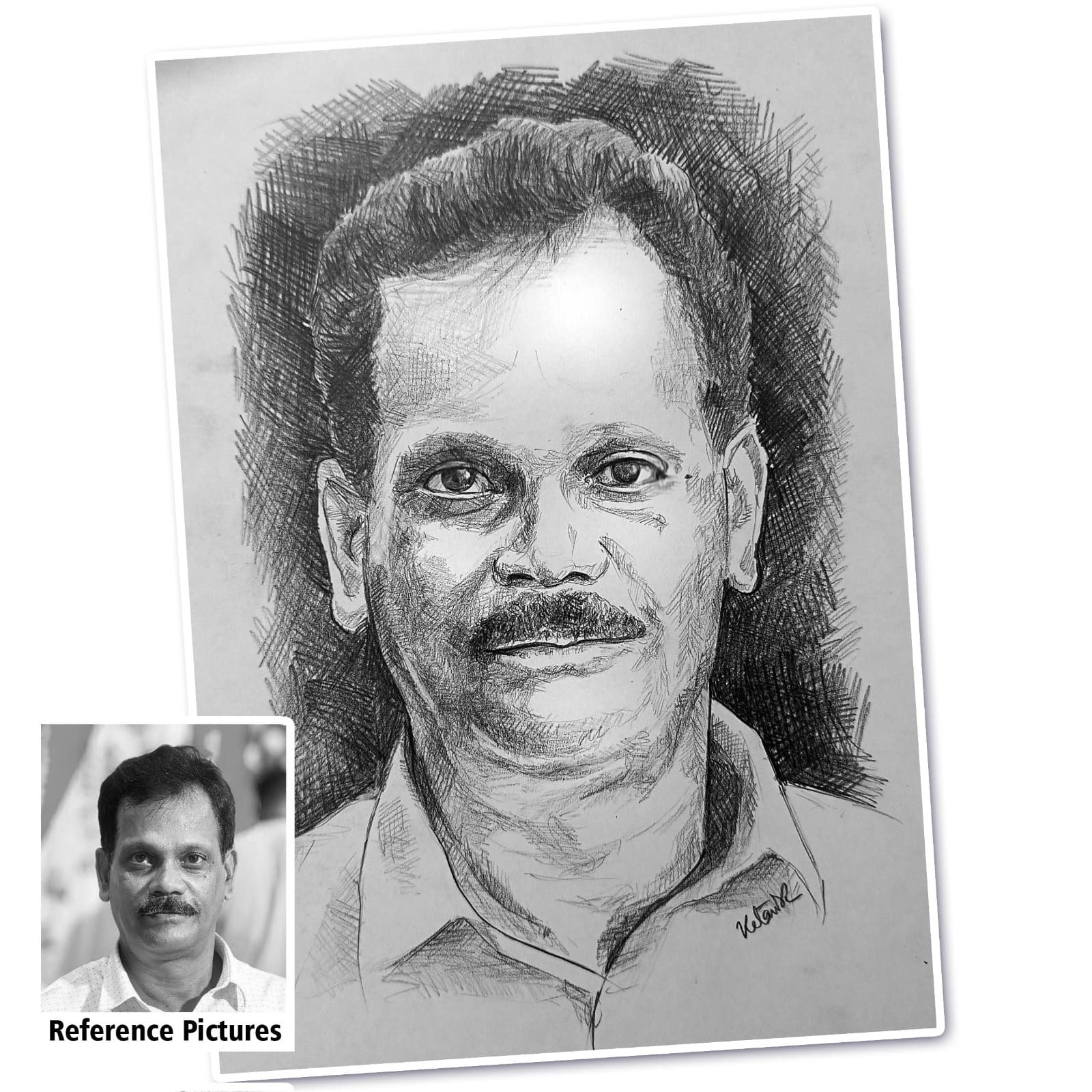 Portrait Sketch - Creative Jagat 03